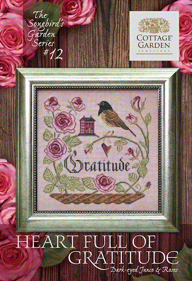 Song birds Garden - Series 12 Heart Full Of Gratitude  by Cottage Carden Samplings 