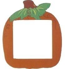GBFRP Orange Pumpkin :  Opening 5" x 5"  Back 6" x 6"  Overall 8" x 9.5" by Mill Hill 