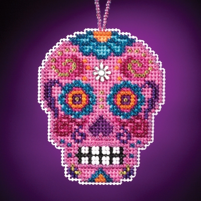 MH16-1626 Rosa : Calavera Charmed Ornament  by Mill Hill