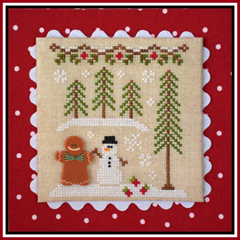 Gingerbread Boy and Snowman  by Country Cottage Needleworks  