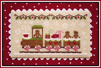 Gingerbread Train by Country Cottage Needleworks 