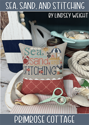 Primrose Cottage Stitches  -  Sea Sand And Stitching RRP £ 9.00