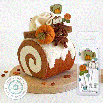 Pumpkin Spice Roll - Pin Lovers 2023 Club  by Just Another Button Company