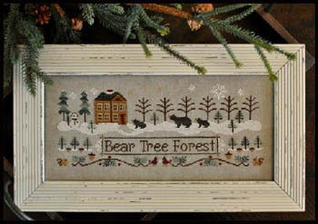 Bear Tree Forest by Little House Needlework 
