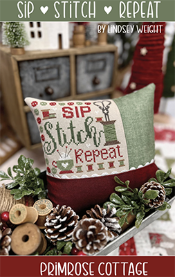Primrose Cottage Stitches  - Sip Stitch Repeat RRP £9.00