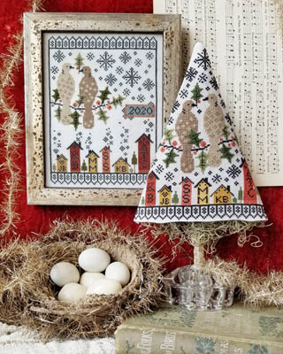 Second Day of Christmas Sampler & Tree by Hello from Liz Mathews 