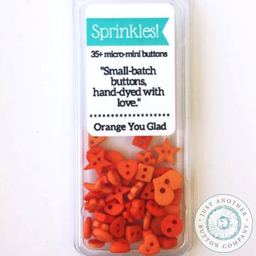 JABC3505 Orange You Glad Sprinkle Pack :  by Just Another Button Company
