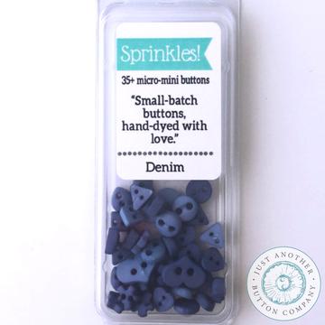JABC3534 Denim  Sprinkle Pack  :  by Just Another Button Company 