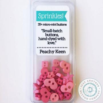 JABC3504 Peachy Keen Sprinkle Pack :  by Just Another Button Company   