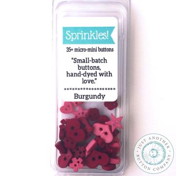 JABC3524 Burgundy Sprinkle Pack :  by Just Another Button Company 