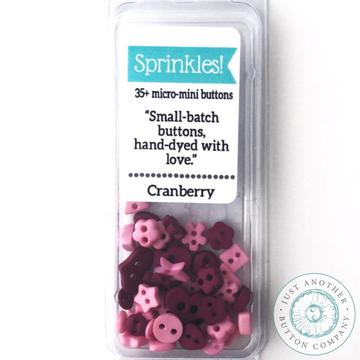 JABC3523 Cranberry  Sprinkle Pack  :  by Just Another Button Company 