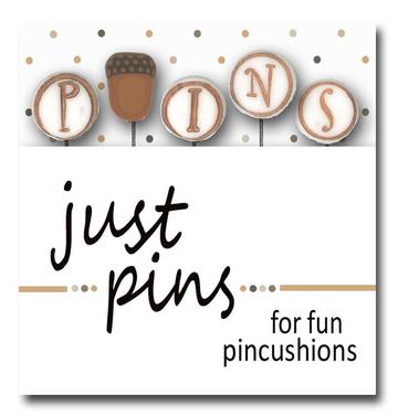  JP154 - Just Pins - P is for Pins (acorn) by Just Another Button Company  