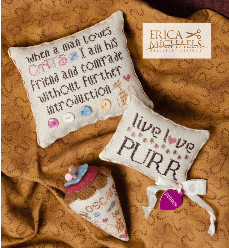 Purr Berry by Erica Michaels Needlework Designs  