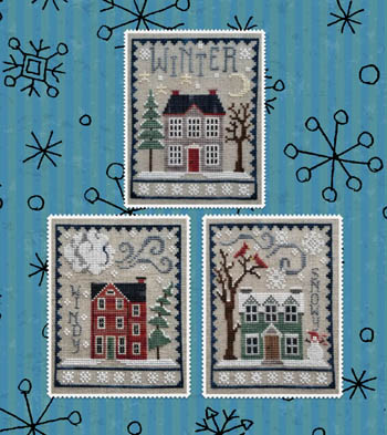 Winter House Trio by Waxing Moon Designs