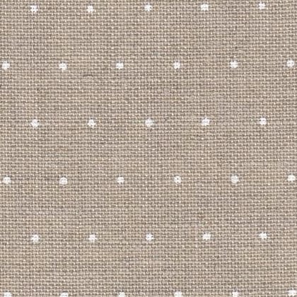 Mini Dots Naturel  : 1399  : 28 count Linen :  Zweigart : Fat Quarter  50cm x 70