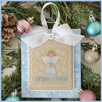 Country Cottage Needlework - 6 Snow Angel - Pastel Collection  