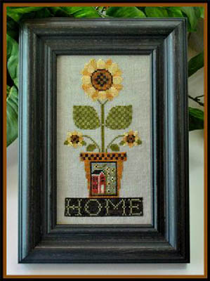 Home is where the Sunflowers Grow by Little House Needlework  