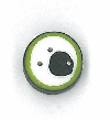 4489.T Tiny Green Googly Eye by Just Another Button Company 