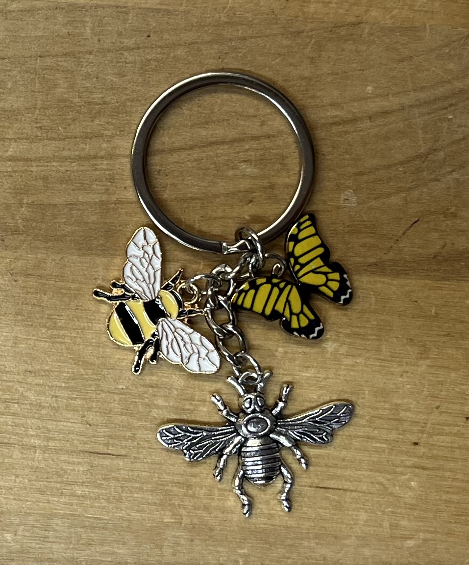 Project Bag Bling - Bees and butterfly by Fancy Yarn only 2 in stock