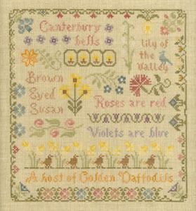 Antique Flowers Sampler by Elizabeth's Needlework Designs 