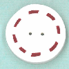 rw 1009T Tiny Circle - Red & White by Just Another Button Company 