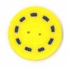 tc 1009T Tiny Yellow Circle by Just Another Button Company 