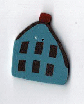 Blue house   by Just Another Button Company