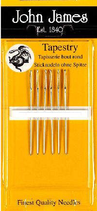 size 26 Tapestry Needles -  6 Pieces by John James 