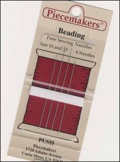  Size 10/13 Beading Needles by  Piecemakers