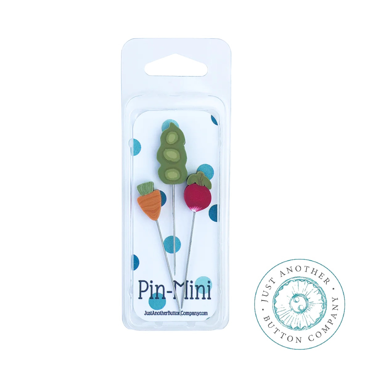 jpm442 Garden Medley : Pin-Mini : by Just Another Button Company
