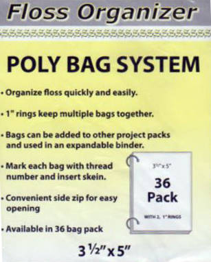 Floss Organizer Poly Bag System by Sullivans