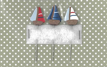 Sailing Pins  by Puntini Puntini 