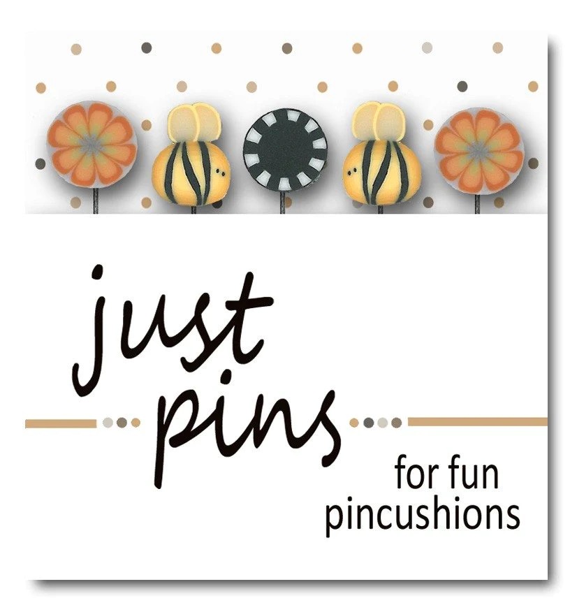 JP150 - Just Pins - Bees & Blooms by Just Another Button Company