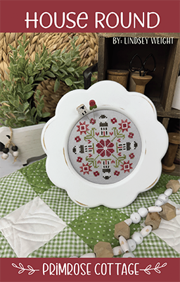 Primrose Cottage Stitches  - House Round RRP £8.00