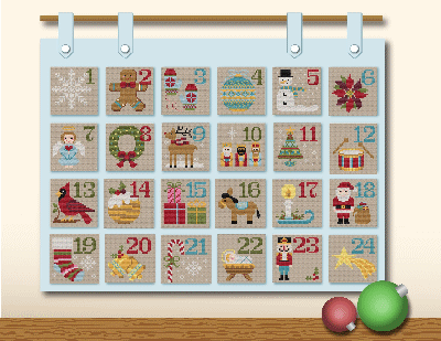 Christmas Advent Calendar by Tiny Modernist  