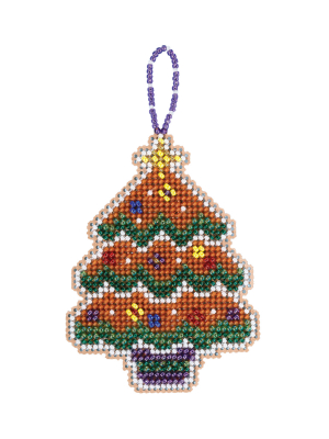 MH21-2115 Gingerbread Tree Ornament  Kit by Mill Hill