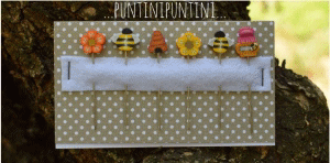 Pins :  Bees and Flowers by Puntini Puntini  