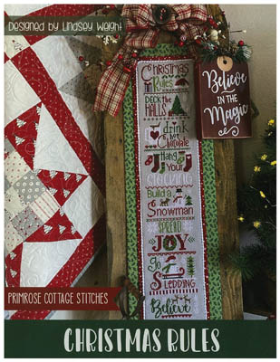  Christmas Rules by Primrose Cottage Stitches