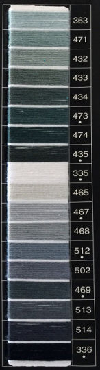 New Stranded Cotton 18 Colours Column 3 RRP £14.40 by ISPE  