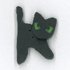 4697L Large Hissing Cat by Just Another Button Company  