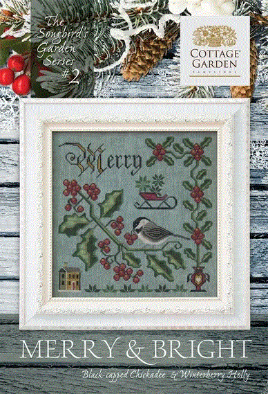 Song birds Garden - Series 2 Merry & Bright by Cottage Carden Samplings 