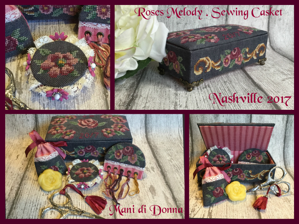 Rose Melody Sewing Casket by Mani di Donna 