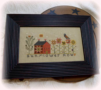 Sunflower Row by Annie Beez Folk Art