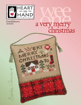  A Very Merry Christmas - Wee One by Heart in Hand Needleart 