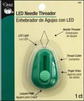 Needle Threader  LED  with Cutter by Dritz