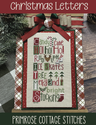 Christmas Letters by Primrose Cottage Stitches 