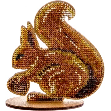 FLK-119 – “Squirrel” Wooden Bead Kit by  Wonderland Crafts 