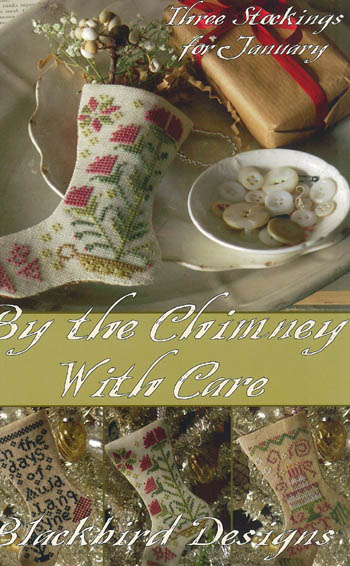 January Stocking - By the Chimney With Care by Blackbird Designs  