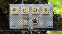Buttons :  Woof by Puntini Puntini  
