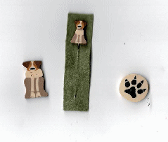  Dog lover button & pin set by Puntini Puntini  